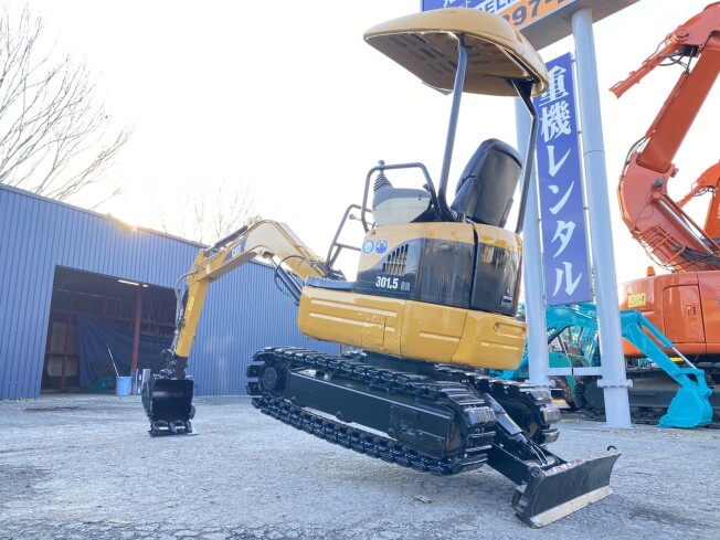 キャタピラー 301.5 CR | 茨城県のミニ油圧ショベル(ミニユンボ) | BIGLEMON（ビッグレモン）：中古建機, 中古重機, トラック,  農業機械の販売・売却 | 商品ID：100027