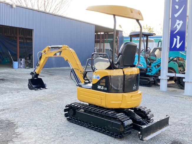 キャタピラー 301.5 CR | 茨城県のミニ油圧ショベル(ミニユンボ) | BIGLEMON（ビッグレモン）：中古建機, 中古重機, トラック,  農業機械の販売・売却 | 商品ID：100027