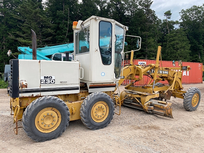 MITSUBISHI HEAVY INDUSTRIES MG230 (Graders) at Tochigi, Japan | Buy used  Japanese construction equipment, heavy equipment, trucks and farm  machineries:BIGLEMON | Item ID：119623