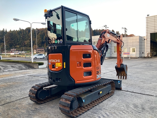 日立建機 ZX30U-5B | 福島県のミニ油圧ショベル(ミニユンボ