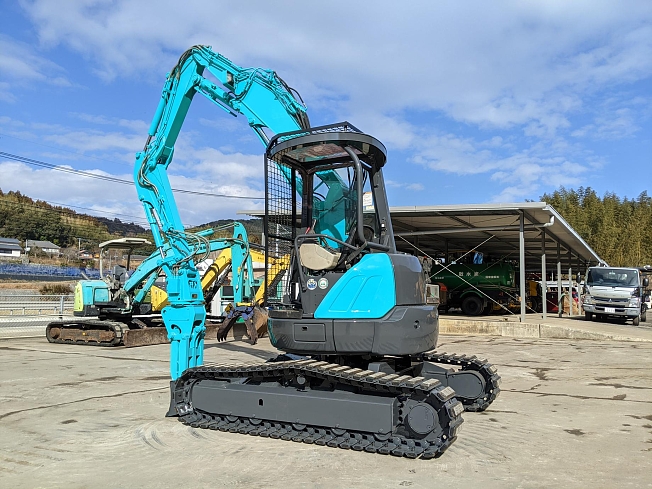 ミニ油圧ショベル コベルコ建機　SK30UR-5　マルチレバー付き　クレーン仕様　ゴムパット新品 ミニ油圧ショベル コベルコ建機 SK30UR-5 マルチレバー付き クレーン