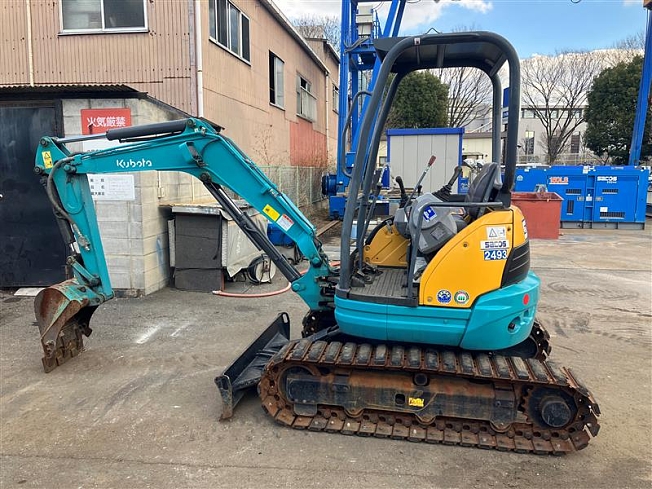 クボタ U-25 2トンクラス アワーメーター2161h 全塗装済み ミニ油圧