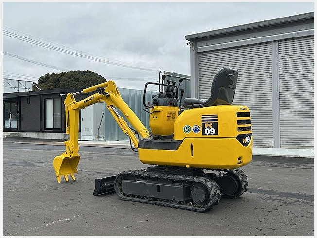 コマツ PC09-1 | 福岡県のミニ油圧ショベル(ミニユンボ