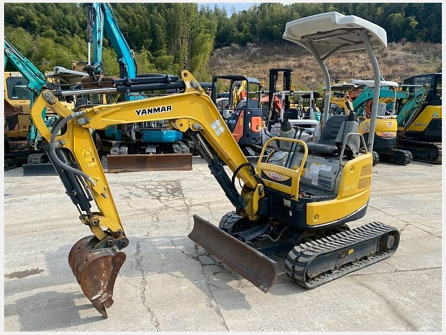 ヤンマー　Vio15　1.5t　ユンボ　建設機械　重機 ヤンマー☆YAMMAR☆VIO15-2☆倍速☆マルチ☆可変脚☆1470時間⁄