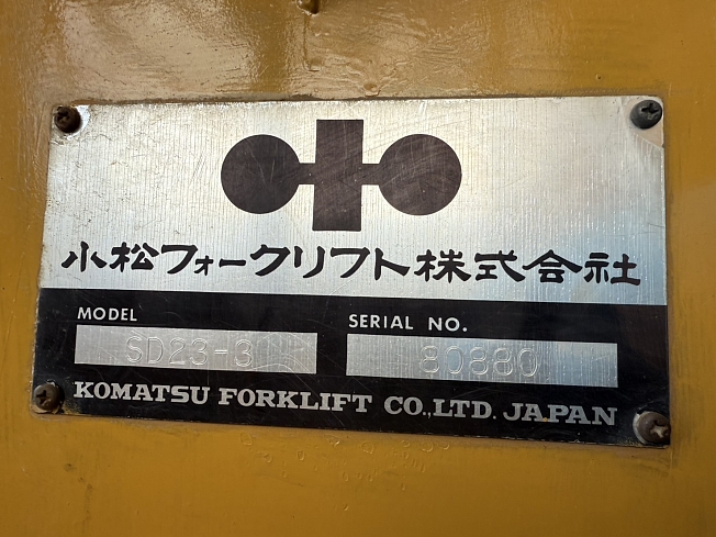 KOMATSU SD23-3 (Wheel loaders) at Saitama, Japan | Buy used