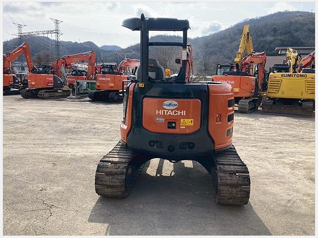 日立建機 ZX50U-5B | 岡山県のミニ油圧ショベル(ミニユンボ