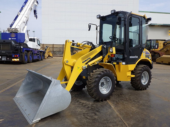 コマツダイヤペット WA30-2ホイールローダーミニカー 1/25 ミニカー ダイヤペット（Diapet） コマツ WA30 DIAPET 1/25（箱なし