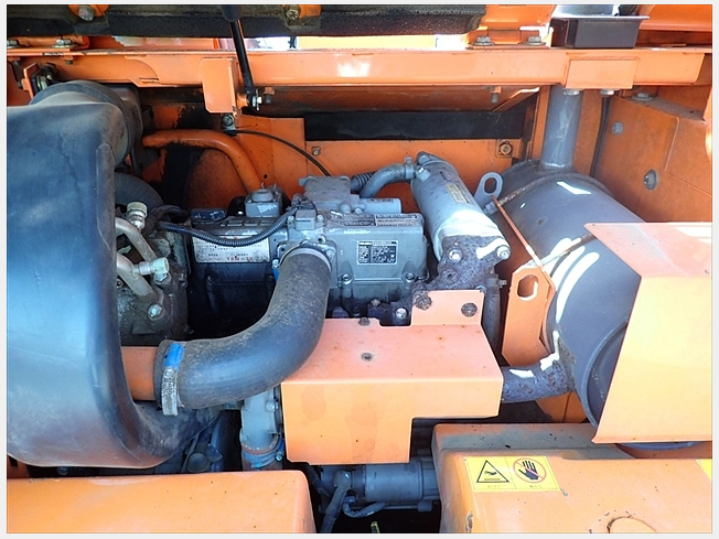 HITACHI ZX75USL-3 (Forestry machinery) at Okayama, Japan
