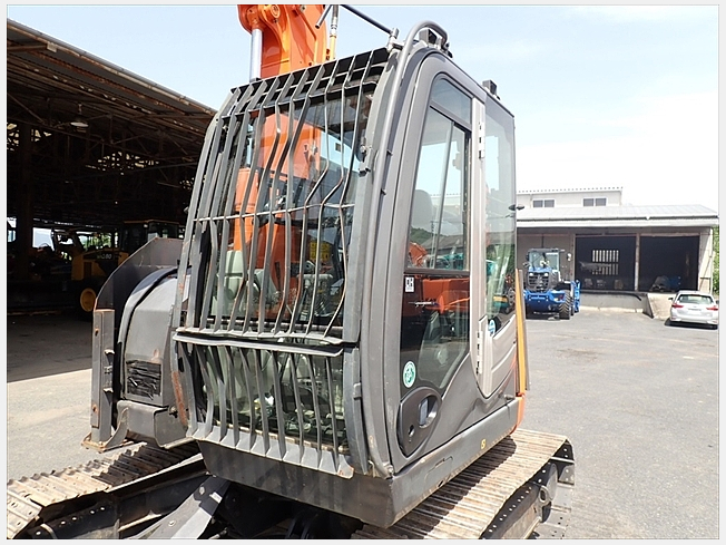 HITACHI ZX75USL-3 (Forestry machinery) at Okayama, Japan