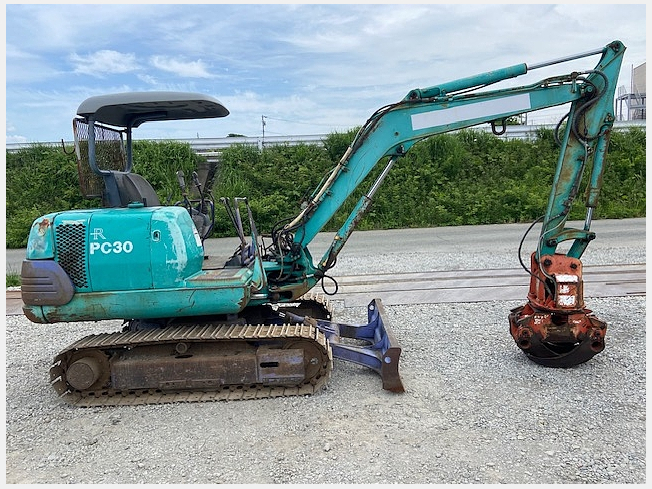 コマツ PC30-7 | 静岡県のミニ油圧ショベル(ミニユンボ