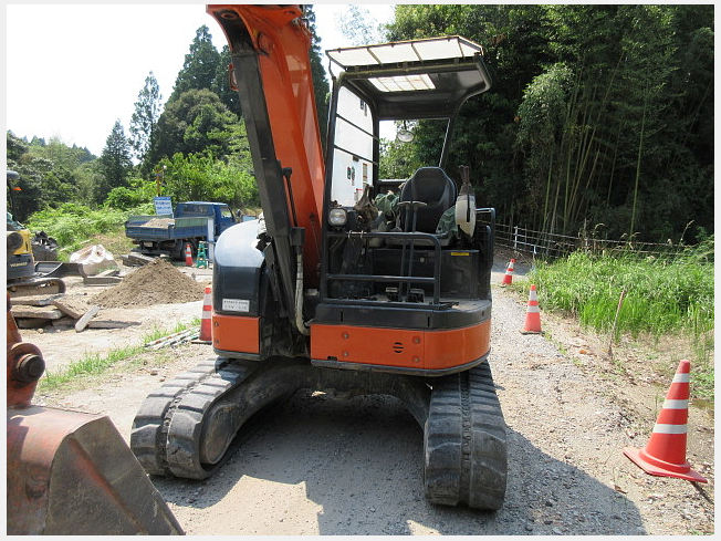 日立建機 ZX55UR-3 | 鹿児島県のミニ油圧ショベル(ミニユンボ