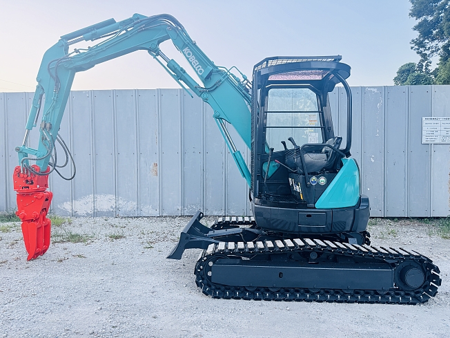 ミニ油圧ショベル コベルコ建機 SK30UR-5 マルチレバー付き クレーン