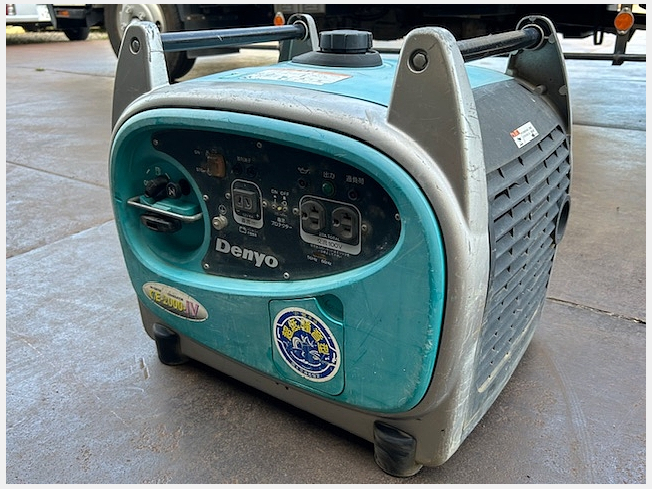 【引き取り限定】Denyo デンヨー GE-2000IV ポータブル発電機 GE-2000SS-IV - デンヨー株式会社
