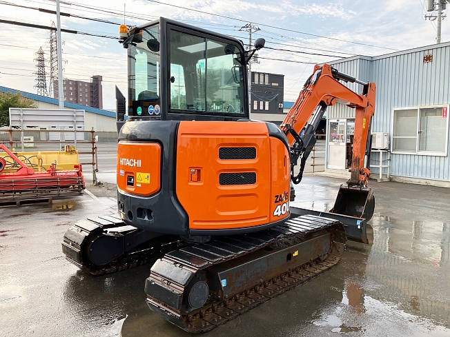 日立建機 ZX40U-5B | 北海道のミニ油圧ショベル(ミニユンボ