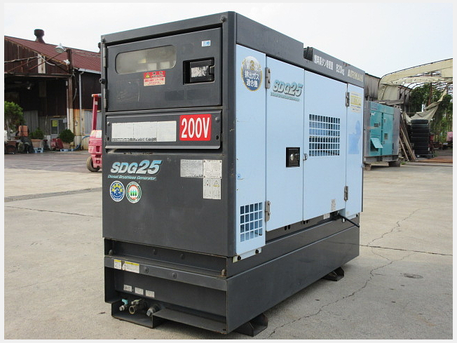 発電機 中古 1発始動【AIRMAN】HP2300【北越工業】