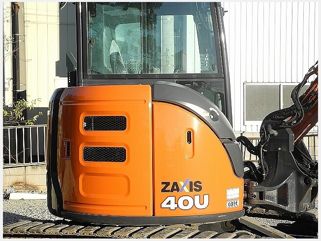 日立建機 ZX40U-5B | 群馬県のミニ油圧ショベル(ミニユンボ