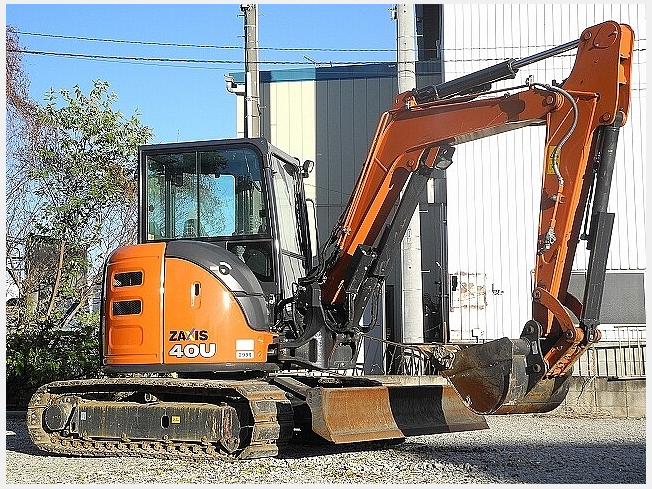 日立建機 ZX40U-5B | 群馬県のミニ油圧ショベル(ミニユンボ