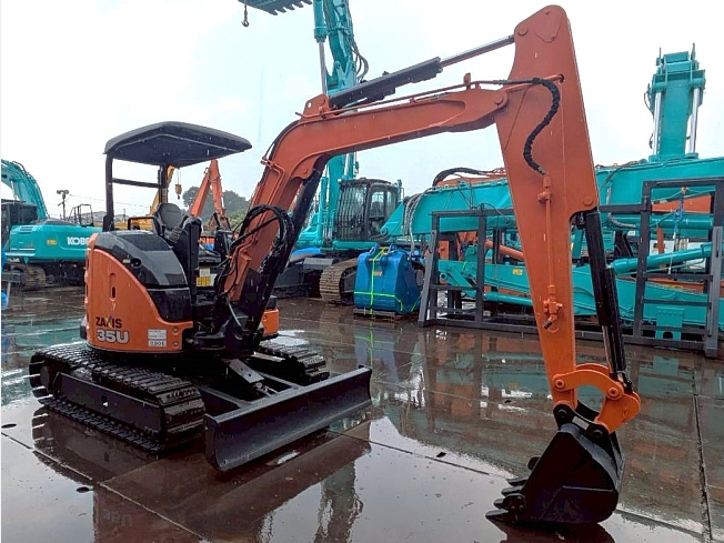 日立建機 ZX35U-5B | 千葉県のミニ油圧ショベル(ミニユンボ