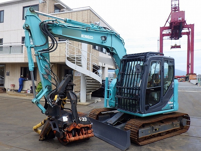 KOBELCO SK75SR-3F (Excavators) at Hyogo, Japan | Buy used Japanese