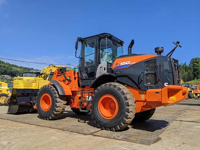 タイヤショベル　ホイールローダー　ユンボ　ブル 日立建機 ZW150-6 | 大分県のタイヤショベル(ホイールローダー