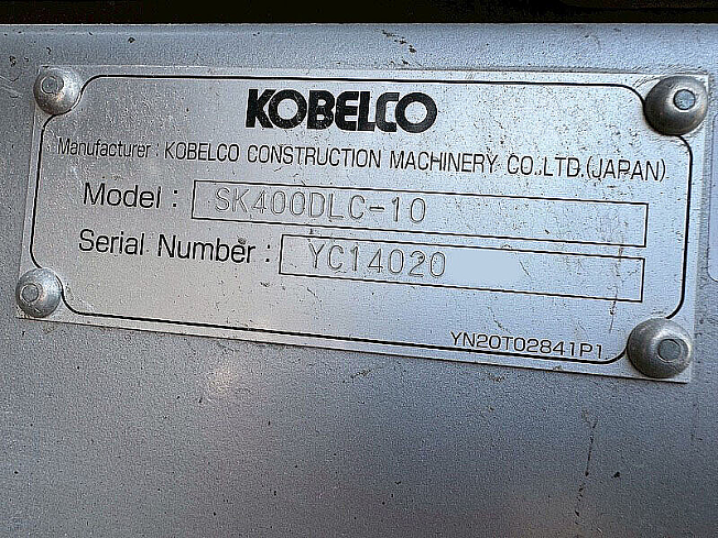 コベルコ建機 SK400DLC-10 | 広島県の油圧ショベル(ユンボ) | BIGLEMON