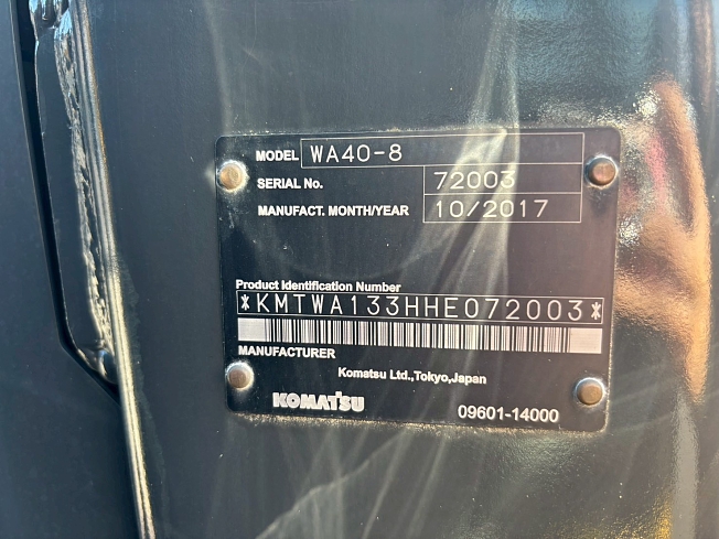 モコママページ コマツ WA40-8 | 群馬県のタイヤショベル(ホイールローダー