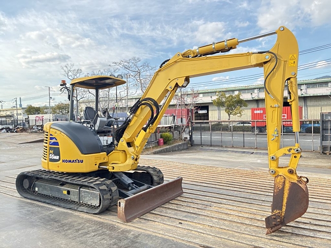 コマツ PC55MR-5 | 兵庫県のミニ油圧ショベル(ミニユンボ) | BIGLEMON