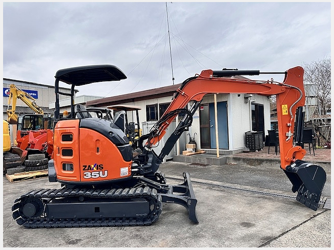 日立建機 ZX35U-5B | 栃木県のミニ油圧ショベル(ミニユンボ