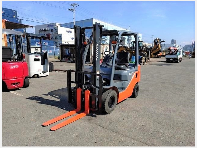 TOYOTA 02-8FG15 (Forklifts) at Osaka, Japan | Buy used Japanese
