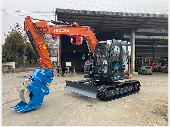 ＊しず＊　0628 HITACHI ZX75US-5B (Forestry machinery) at Okayama, Japan | Buy