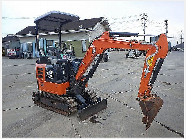 日立建機 ZX17U-5A | 千葉県のミニ油圧ショベル(ミニユンボ