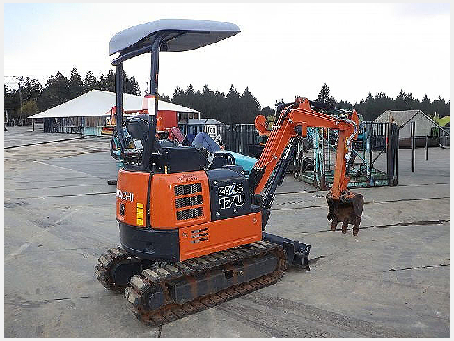 日立建機 ZX17U-5A | 千葉県のミニ油圧ショベル(ミニユンボ