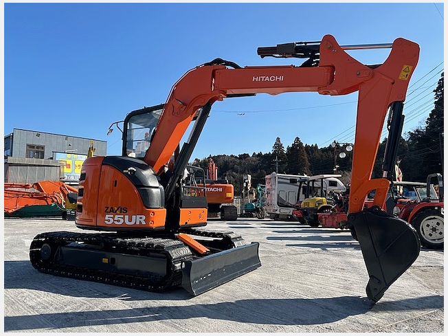 日立建機 ZX55UR-5B | 千葉県のミニ油圧ショベル(ミニユンボ