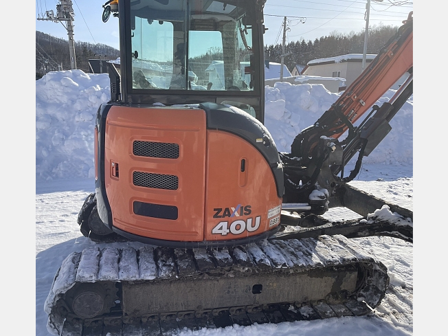 日立建機 ZX40U-5B | 北海道のミニ油圧ショベル(ミニユンボ