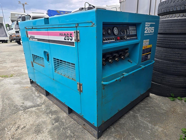 PDS50S　1567時間　北越工業　コンプレッサー 北越工業(AIRMAN) PDS50S コンプレッサー 静岡県中古重機・建機販売