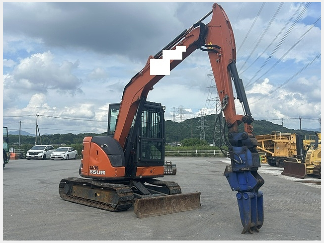 日立建機 ZX55UR-5B | 福岡県のミニ油圧ショベル(ミニユンボ