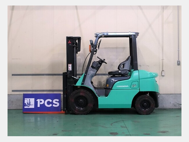 三菱 フォークリフト FG20 ガソリン 揚高6m 342時間 前輪ダブルタイヤ