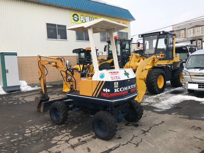 コマツ PW05 | 北海道の油圧ショベル(ユンボ) | BIGLEMON（ビッグレモン）：中古建機, 中古重機, トラック, 農業機械の販売・売却  | 商品ID：75425