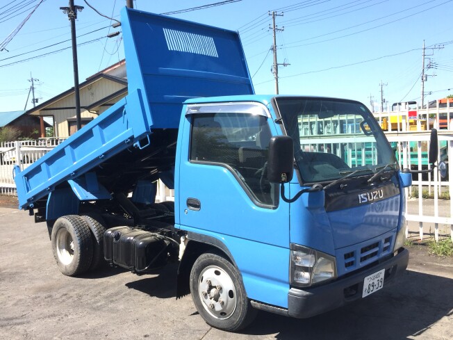 ISUZU PB-NKR81AD (Dump trucks) at Ibaraki, Japan | Buy used 