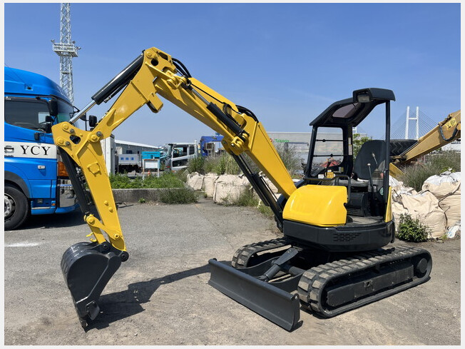 【T-0085】ヤンマー B3-5B ミニ油圧ショベル　小旋回　Σブーム　3tクラス　２wayパターン　倍速　全塗装済み　バックホー　ユンボ T-0085】ヤンマー B3-5B ミニ油圧ショベル 小旋回 Σブーム 3tクラス