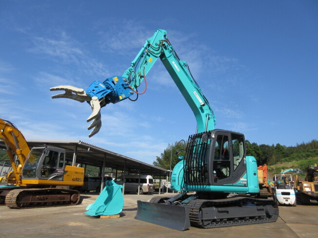 KOBELCO 油圧式回転フォーク 3トンクラス用 重機アタッチメント