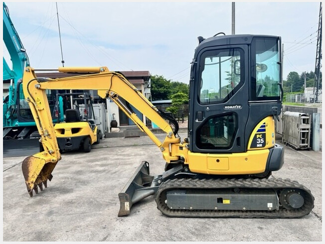 コマツ　PC35MR-2　3トンクラス　小旋回　ミニ油圧ショベル　バックホー　ユンボ　茨城県　T20 コマツ PC35MR-2 3トンクラス 小旋回 ミニ油圧ショベル バックホー