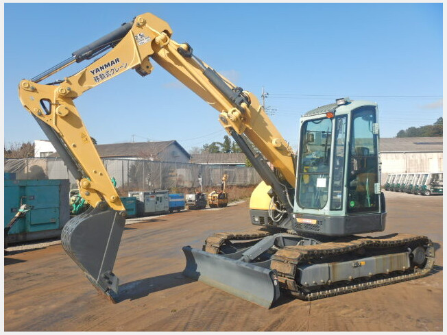 Z-0049】ヤンマー B7-5 アームクレーン2.5t吊 油圧ショベル 8t ユンボ