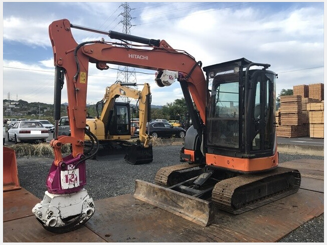HITACHI ZX55UR-3 (Mini excavators) at Okayama, Japan | Buy used 