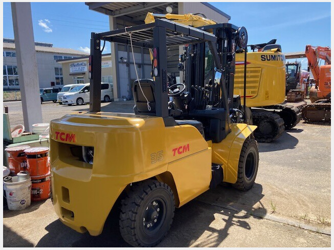 TCM E1F4F35 (Forklifts) at Tottori, Japan | Buy used Japanese construction  equipment, heavy equipment, trucks and farm machineries:BIGLEMON | Item  ID：94380