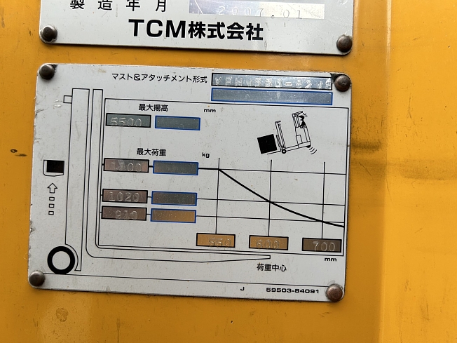 TCM FR15-7H | 埼玉県のフォークリフト | BIGLEMON（ビッグレモン