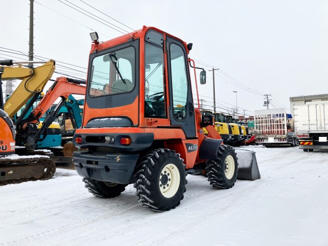 北海道よりクボタ クリアランス ホイールローダーです。少し難有り。