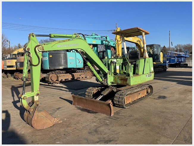 ☆三菱《MM08B》ミニ油圧ショベル☆可変脚 センセーショナル 排土板 ☆ 