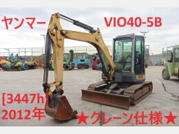 YANMAR Mini excavators ViO40-5B  ｷｬﾉﾋﾟｰ仕様 2012