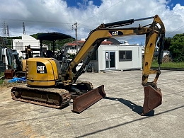 値下げ最終価格　建設機械　ミニショベル　ミニユンボ　キャタピラー社　CAT  305E2  CR用　フロントアイドラー中古品一式　足回りパーツ 中古キャタピラー 305E2 CR(ミニ油圧ショベル(ミニユンボ)) | 中古建機